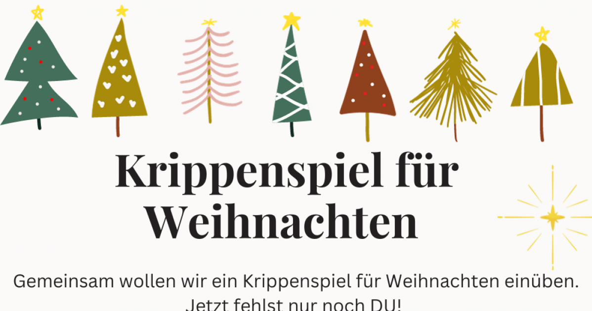 Modernes Krippenspiel für Weihnachten Ev. EmmausKirchengemeinde Willich