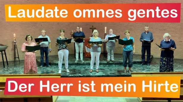 Embedded thumbnail for 03.10.2021 – „Laudate omnes gentes“ (EG 181) / „Der Herr ist mein Hirte“