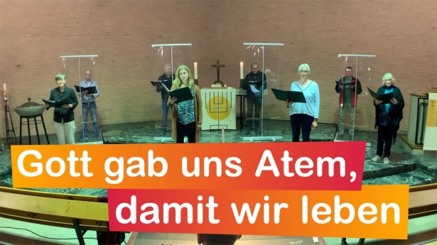 Embedded thumbnail for 25.04.2021 – „Gott gab uns Atem, damit wir leben“ (EG 432)