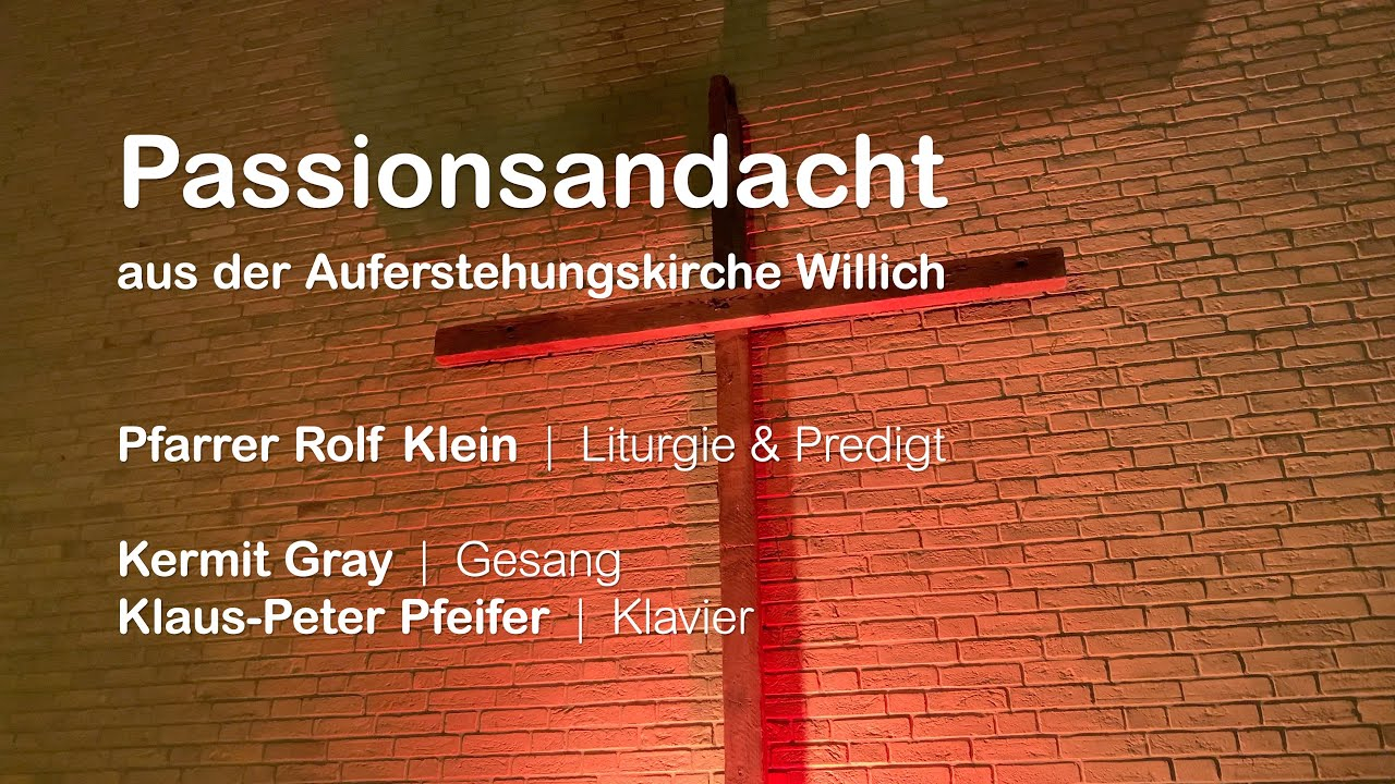 Embedded thumbnail for Passionsandacht am 03.03.2021